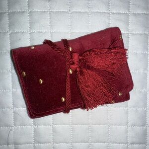 Sézane jewelry Velvet Pouch with Tassel